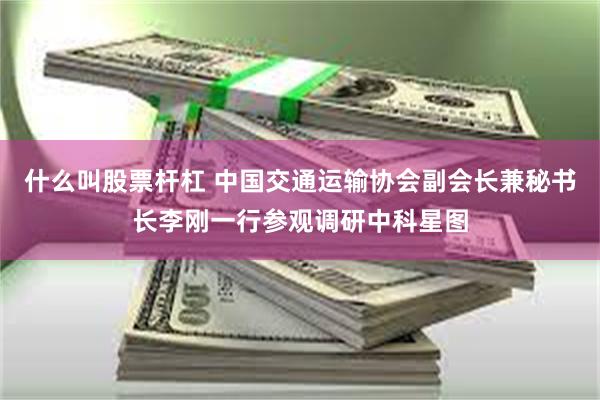 什么叫股票杆杠 中国交通运输协会副会长兼秘书长李刚一行参观调研中科星图