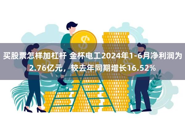 买股票怎样加杠杆 金杯电工2024年1-6月净利润为2.76亿元，较去年同期增长16.52%