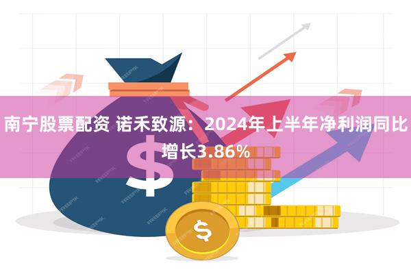 南宁股票配资 诺禾致源：2024年上半年净利润同比增长3.86%