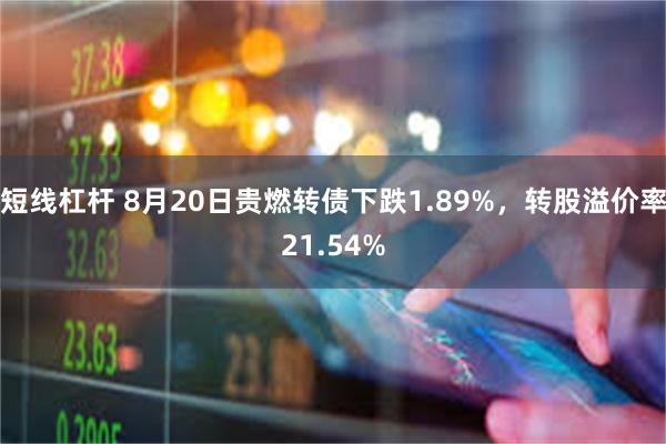 短线杠杆 8月20日贵燃转债下跌1.89%，转股溢价率21.54%