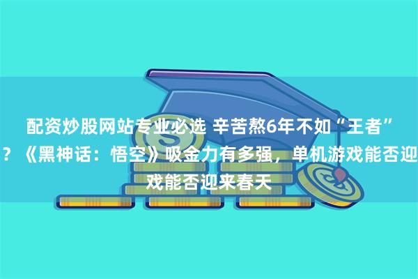 配资炒股网站专业必选 辛苦熬6年不如“王者”两个月？《黑神话：悟空》吸金力有多强，单机游戏能否迎来春天