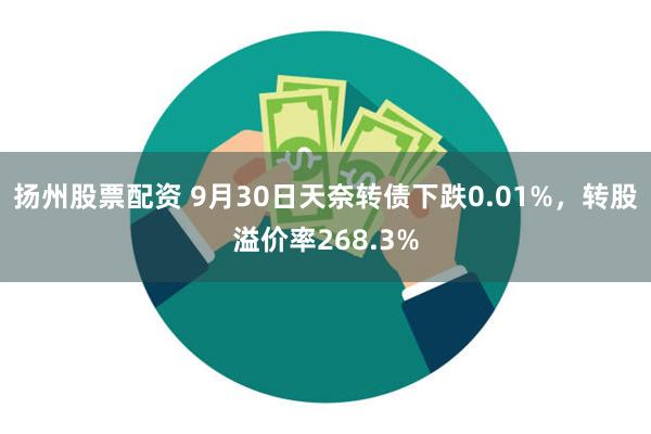 扬州股票配资 9月30日天奈转债下跌0.01%，转股溢价率268.3%