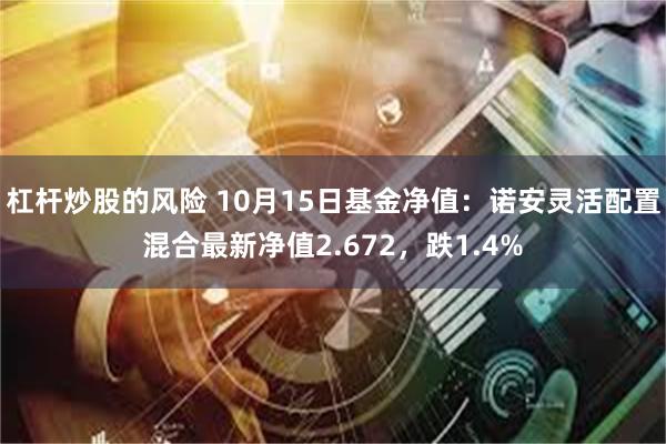 杠杆炒股的风险 10月15日基金净值：诺安灵活配置混合最新净值2.672，跌1.4%