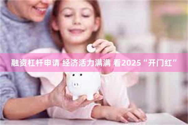 融资杠杆申请 经济活力满满 看2025“开门红”