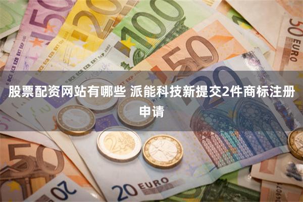 股票配资网站有哪些 派能科技新提交2件商标注册申请